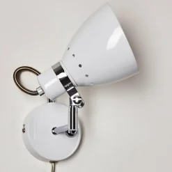 hofstein Applique murale Stranderott Chrome, Blanc, 1 lumière* Appliques