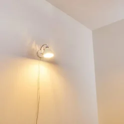 hofstein Applique murale Stranderott Chrome, Blanc, 1 lumière* Appliques