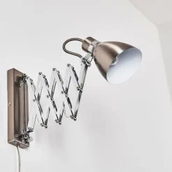 hofstein Applique murale Stranderott Chrome, Acier inoxydable, 1 lumière