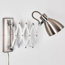 hofstein Applique murale Stranderott Chrome, Acier inoxydable, 1 lumière