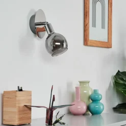 hofstein Applique murale Stranderod Chrome, 1 lumière