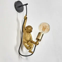 Luminaires Orientaux-hofstein Applique murale Suardi Or, Noir, 1 lumière