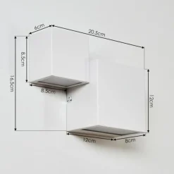 hofstein Applique murale Sumina LED Blanc, 1 lumière* Appliques