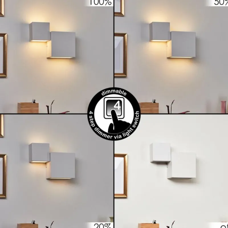 hofstein Applique murale Sumina LED Blanc, 1 lumière* Appliques