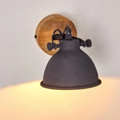 Lampes Industrielles-hofstein Applique murale Svanfolk Bois clair, 1 lumière