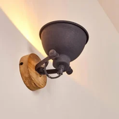 Lampes Industrielles-hofstein Applique murale Svanfolk Bois clair, 1 lumière