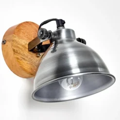 Lampes Industrielles-hofstein Applique murale Svanfolk Bois clair, 1 lumière