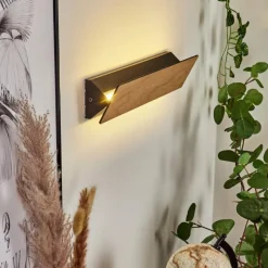 hofstein Applique murale Syar LED Noir, 1 lumière