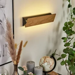 hofstein Applique murale Syar LED Noir, 1 lumière