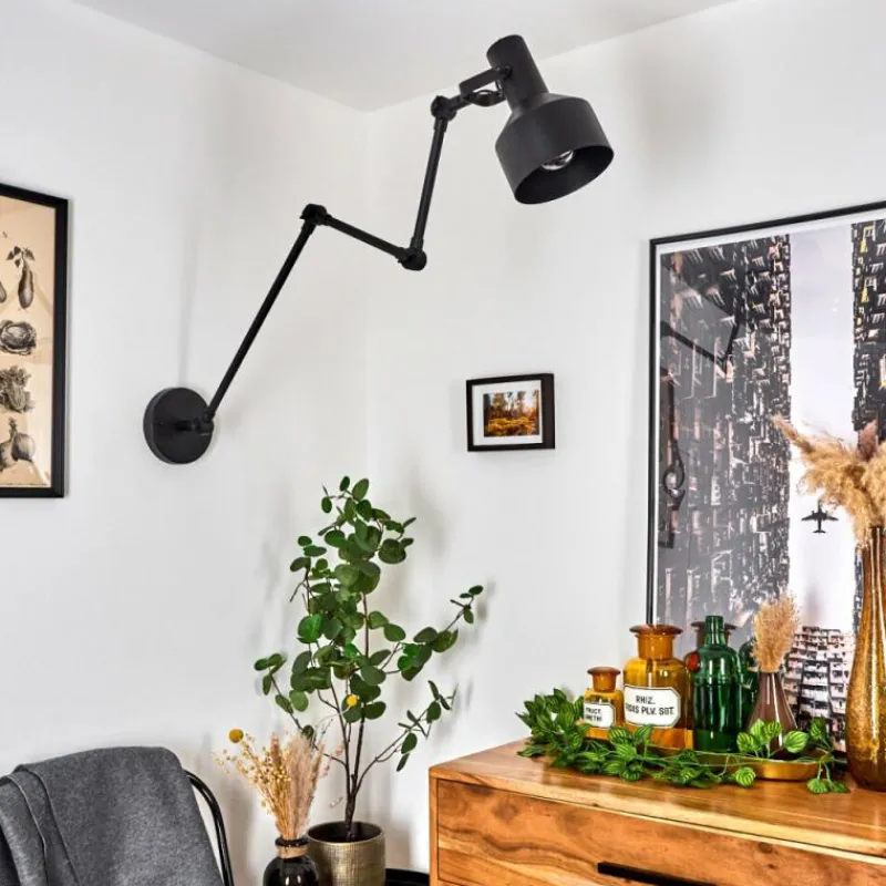 hofstein Applique murale Tablazos Noir, 1 lumière