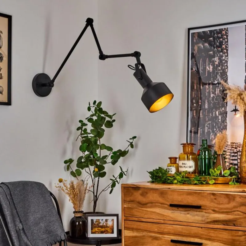 hofstein Applique murale Tablazos Noir, 1 lumière