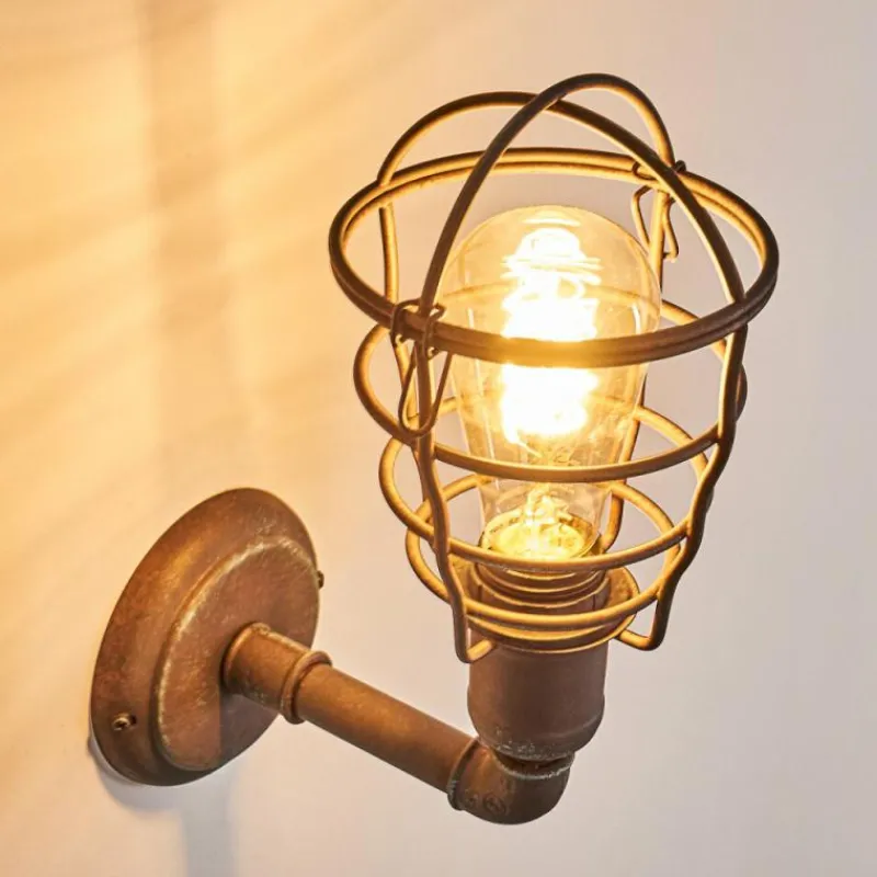 Lampes Industrielles-hofstein Applique murale Taggia Rouille, 1 lumière