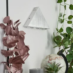 hofstein Applique murale Tapurai LED Argenté, 1 lumière