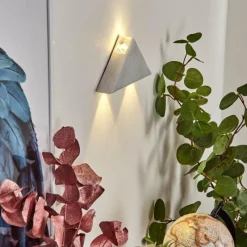 hofstein Applique murale Tapurai LED Argenté, 1 lumière