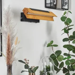 Luminaires Scandinaves-hofstein Applique murale Teira LED Noir, 1 lumière