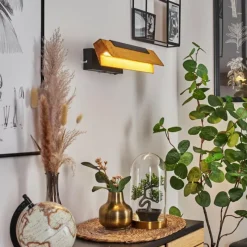 Luminaires Scandinaves-hofstein Applique murale Teira LED Noir, 1 lumière