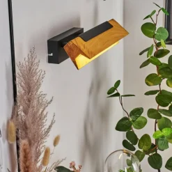 Luminaires Scandinaves-hofstein Applique murale Teira LED Noir, 1 lumière