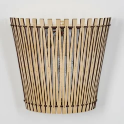 Lampes Vintages & Rétros-hofstein Applique murale Timmele Bois clair, 1 lumière