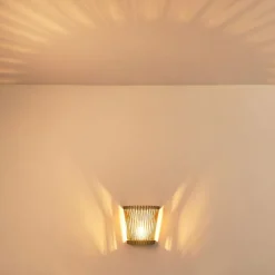 Lampes Vintages & Rétros-hofstein Applique murale Timmele Bois clair, 1 lumière