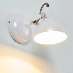 Lampes Industrielles-hofstein Applique murale Tina Blanc, 1 lumière