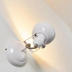 Lampes Industrielles-hofstein Applique murale Tina Blanc, 1 lumière