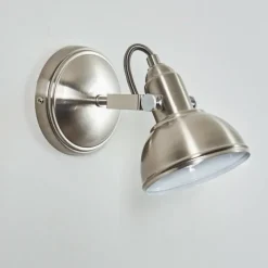 Lampes Industrielles-hofstein Applique murale Tina Nickel mat, 1 lumière