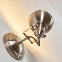 Lampes Industrielles-hofstein Applique murale Tina Nickel mat, 1 lumière