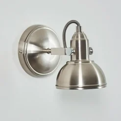 Lampes Industrielles-hofstein Applique murale Tina Nickel mat, 1 lumière