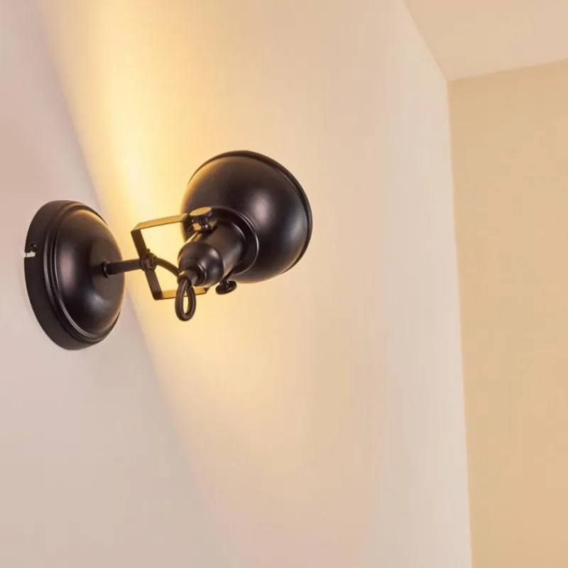 hofstein Applique murale Tina Noir, 1 lumière