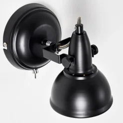 Lampes Industrielles-hofstein Applique murale Tina Noir, 1 lumière