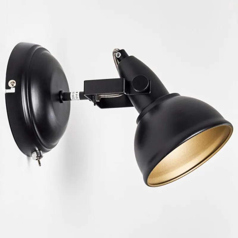 Lampes Industrielles-hofstein Applique murale Tina Noir, 1 lumière