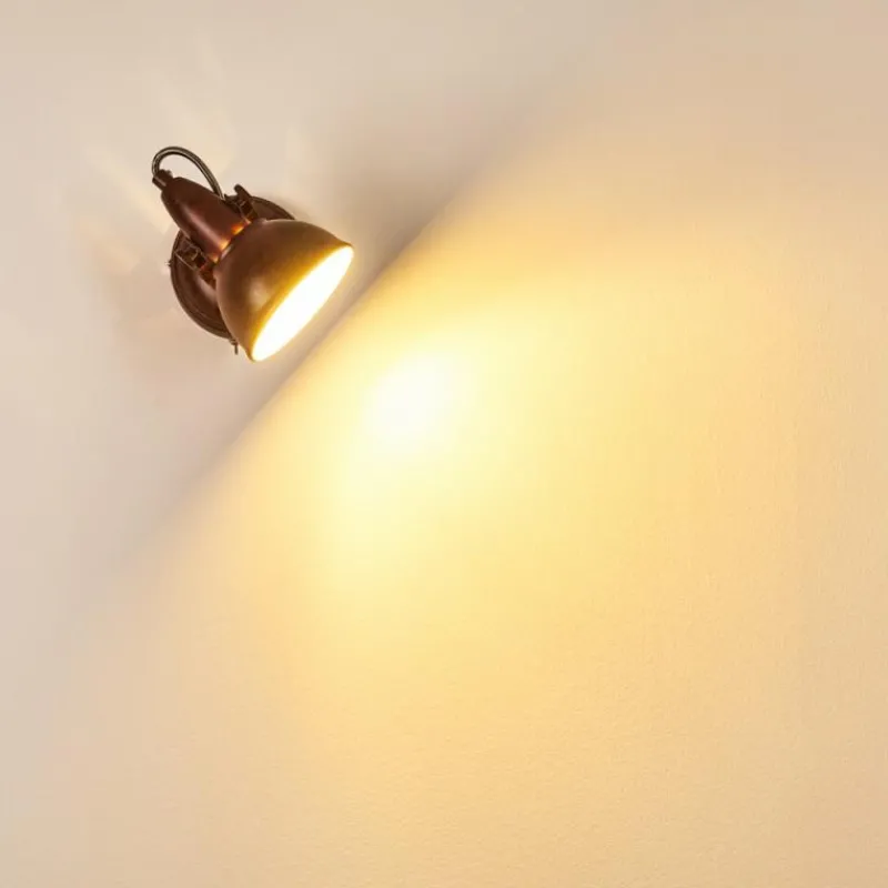 Lampes Industrielles-hofstein Applique murale Tina Rouille, 1 lumière