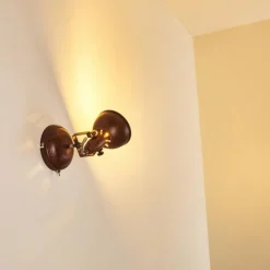 Lampes Industrielles-hofstein Applique murale Tina Rouille, 1 lumière