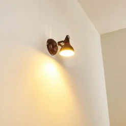 Lampes Industrielles-hofstein Applique murale Tina Rouille, 1 lumière