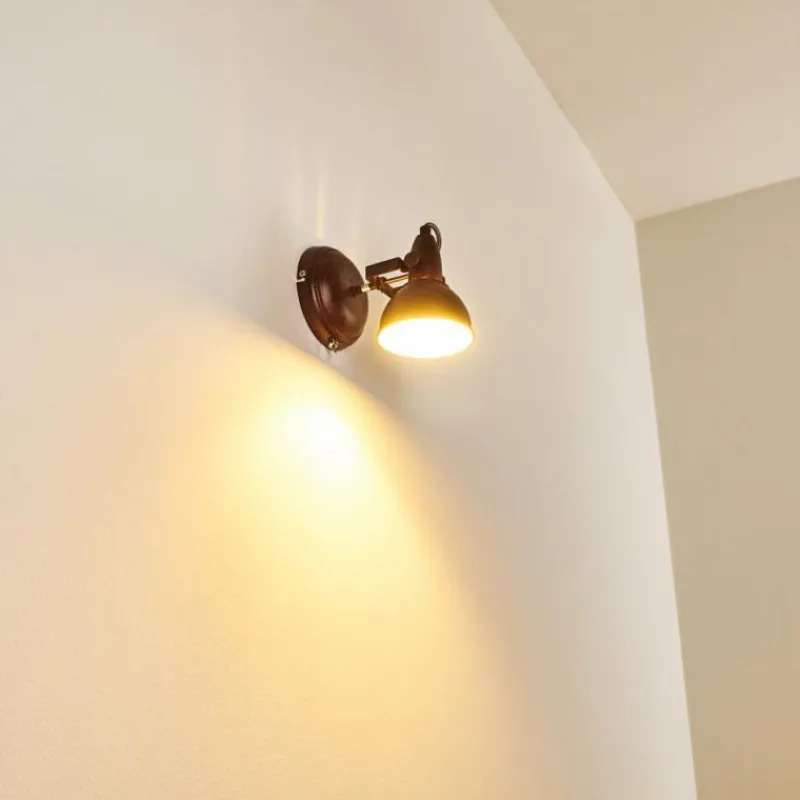 Lampes Industrielles-hofstein Applique murale Tina Rouille, 1 lumière