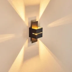 hofstein Applique murale Tora Noir, 1 lumière