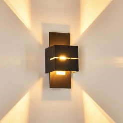 hofstein Applique murale Tora Noir, 1 lumière