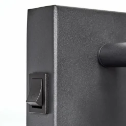 Suspension Verre Fumé-hofstein Applique murale Traak Noir, 1 lumière