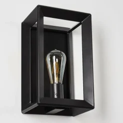 Lampes Vintages & Rétros-hofstein Applique murale Traryd Noir, 1 lumière