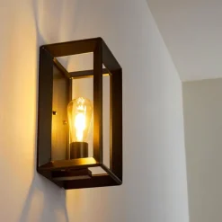 Lampes Vintages & Rétros-hofstein Applique murale Traryd Noir, 1 lumière