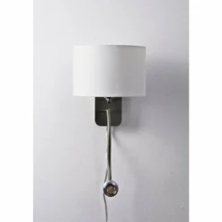 Lampes En Tissu-Luminaires Trio Applique murale Trio 2711 LED Chrome, Nickel mat, 2 lumières