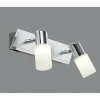 Luminaires Trio Applique murale Trio 8214 LED Aluminium, Chrome, Acier inoxydable, 2 lumières