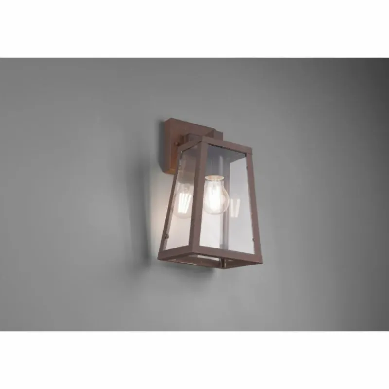 Luminaires Trio Applique murale Trio Arkansas Rouille, 1 lumière