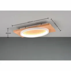 Lampes En Bois-Luminaires Trio Applique murale Trio Barca LED Écru, Blanc, 1 lumière