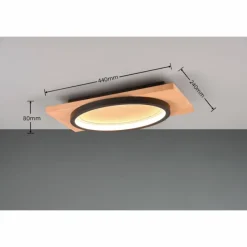 Lampes En Bois-Luminaires Trio Applique murale Trio Barca LED Écru, Noir, 1 lumière