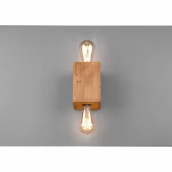 Lampes Vintages & Rétros-Luminaires Trio Applique murale Trio Bradley Brun, 2 lumières