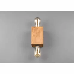 Lampes Vintages & Rétros-Luminaires Trio Applique murale Trio Bradley Brun, 2 lumières