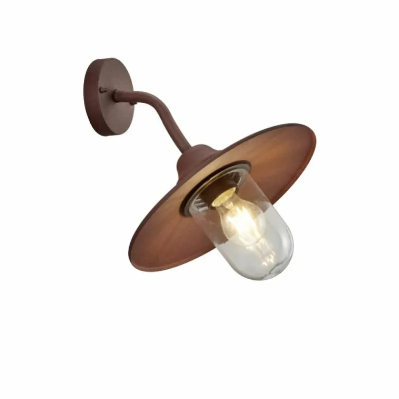Lampes Vintages & Rétros-Luminaires Trio Applique murale Trio Brenta Rouille, 1 lumière