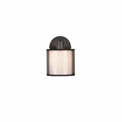 Lampes En Tissu-Luminaires Trio Applique murale Trio Burton Noir, 1 lumière
