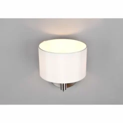 Lampes En Tissu-Luminaires Trio Applique murale Trio Cassio Nickel mat, 1 lumière